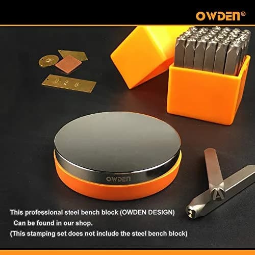 OWDEN Steel Metal Stamping Kit 36Pcs. Alloy Steel (5/32” 4mm) | High-Quality Punch Set for Jewelry & Crafts thumbnail 7