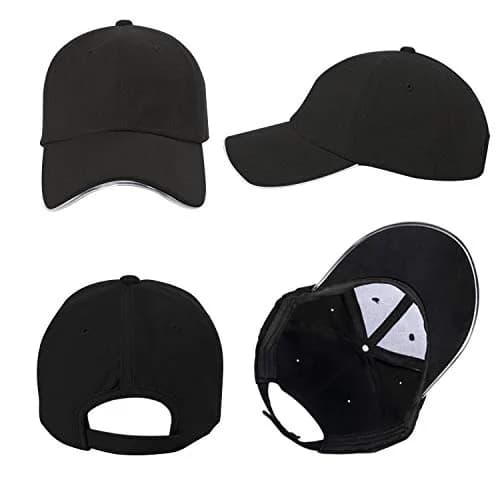 JIGUOOR LED Baseball Cap with USB Rechargeable Battery | Multicolour, One Size thumbnail 6