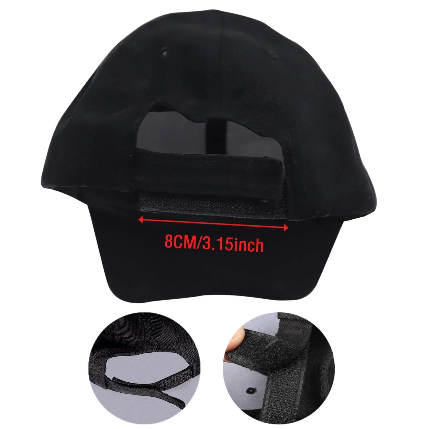 JIGUOOR LED Baseball Cap with USB Rechargeable Battery | Multicolour, One Size - view 3