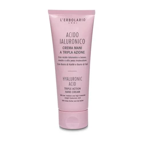 L'Erbolario Hyaluronic Acid Triple Action Hand Cream 2.5 oz | Moisturizing Shea Butter Hand Lotion for All Skin Types thumbnail 1