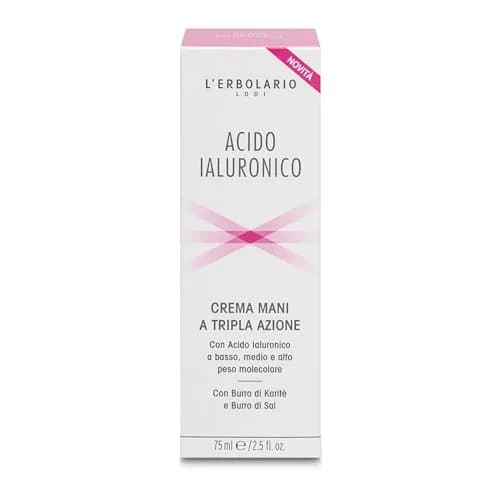 L'Erbolario Hyaluronic Acid Triple Action Hand Cream 2.5 oz | Moisturizing Shea Butter Hand Lotion for All Skin Types thumbnail 2