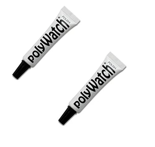 Polywatch Watch Polish for Plastic Crystal | 10ml (0.35 Fl Oz) | Removes Scratches for Mirror Finish (2-Pack) thumbnail 1