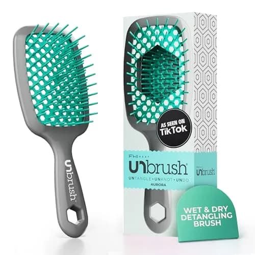 FHI Heat UNbrush Detangling Brush for Wet & Dry Hair | Anti-Static, Vented Cushion, Lightweight thumbnail 1