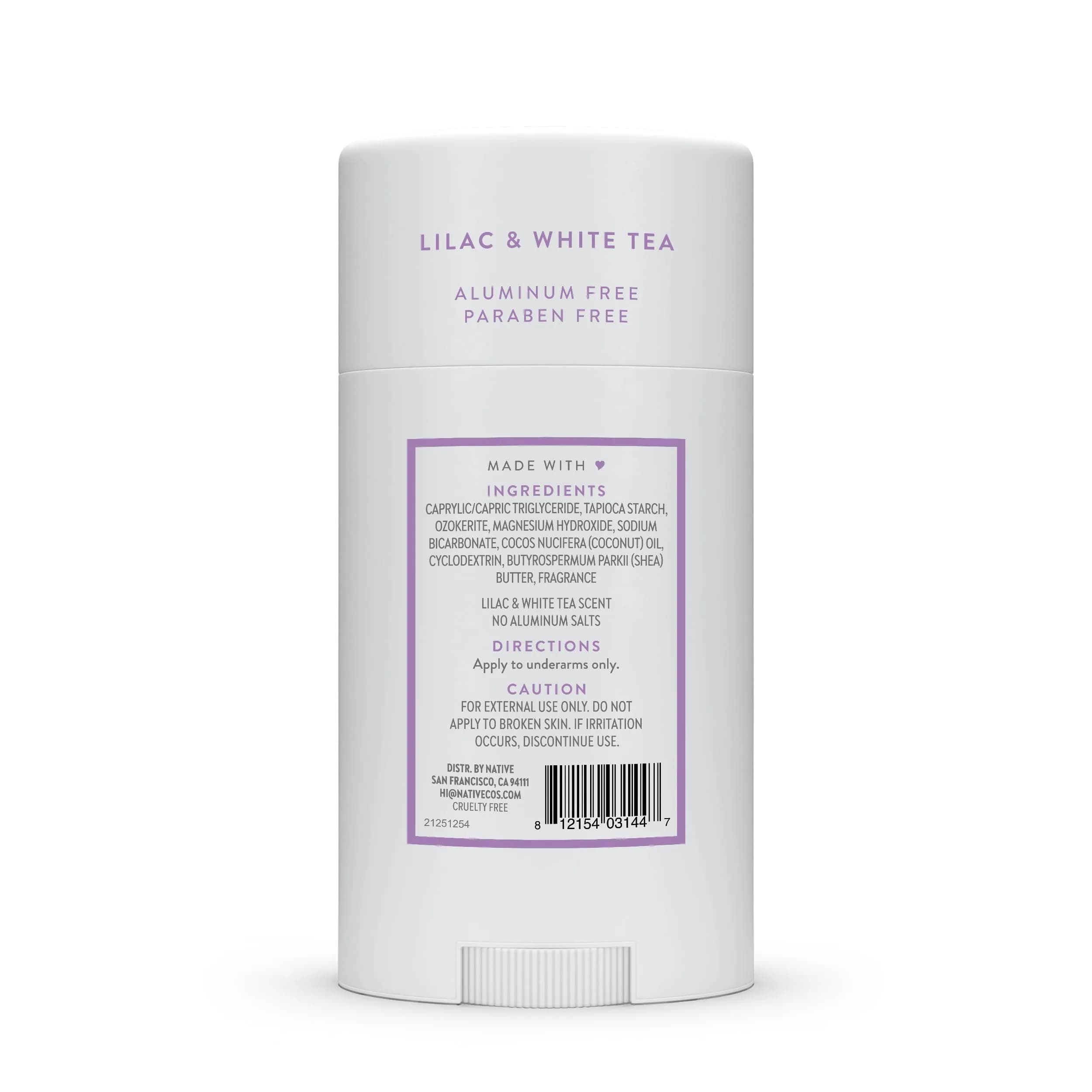 Native Natural Deodorant Lilac & White Tea 75.7ml (2.65oz) | 72-Hour Odor Protection - view 9