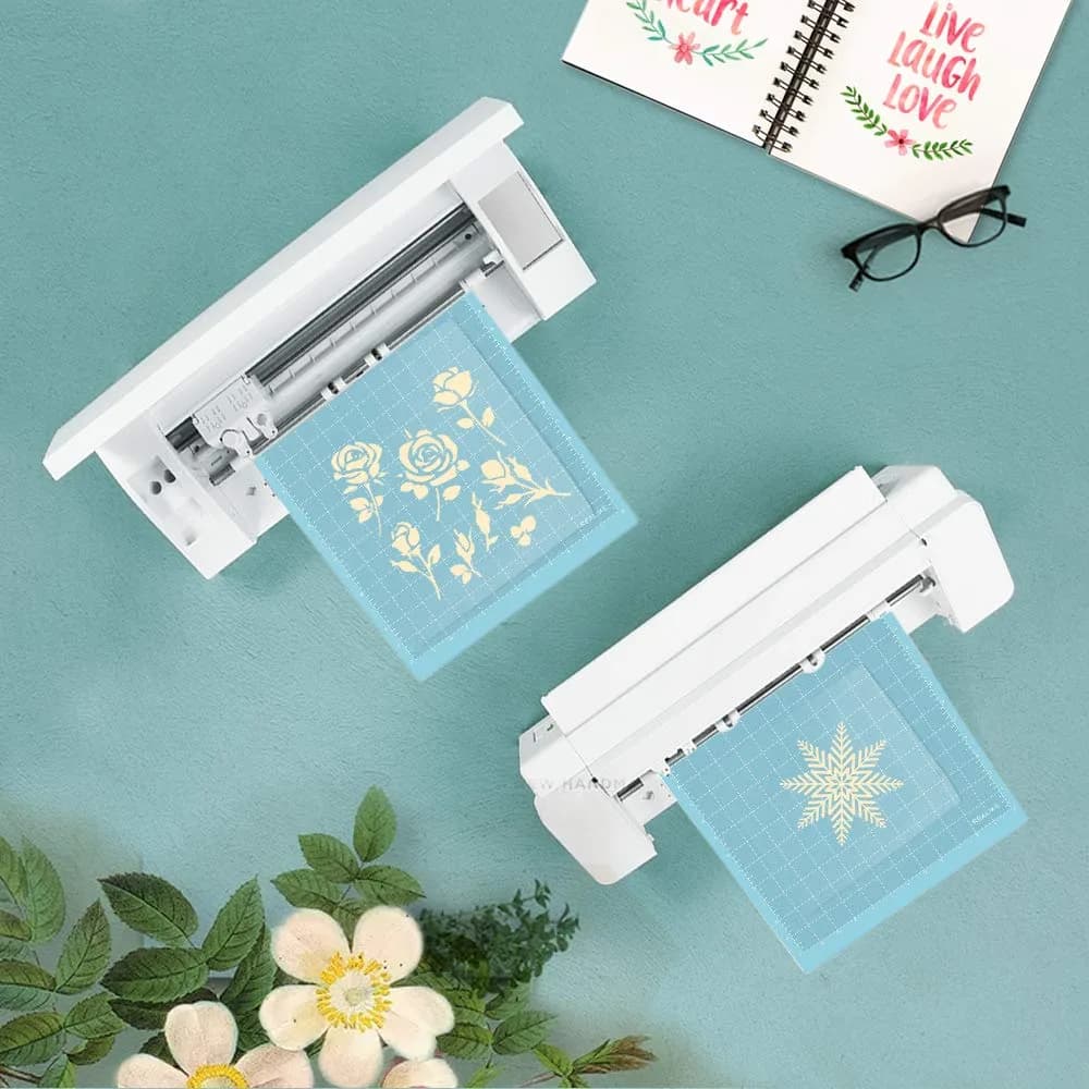 REALIKE 12x12 Lightgrip Cutting Mats for Silhouette Cameo 5/4/3/2/1 | Gridded Adhesive Non-Slip Cut Mat for Crafts, Quilting, Sewing thumbnail 6