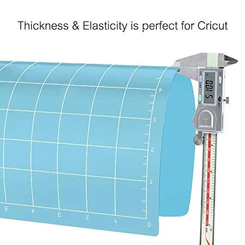 REALIKE 12x12 Lightgrip Cutting Mats for Silhouette Cameo 5/4/3/2/1 | Gridded Adhesive Non-Slip Cut Mat for Crafts, Quilting, Sewing thumbnail 3