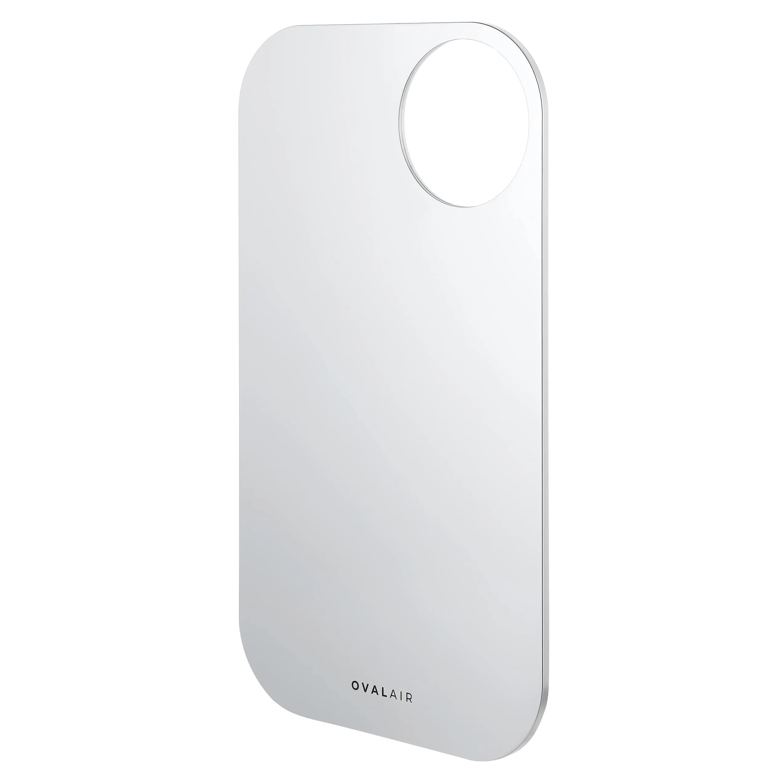 OVAL AIR AIR1000B-COVER Custom Air Purifier Face Cover 24.4" x 13.7" x 1.38" | Modern Satin Silver