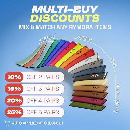 Rymora Calf Compression Sleeves Pair Black Medium | Graduated Support for Shin Splints & Recovery thumbnail 8