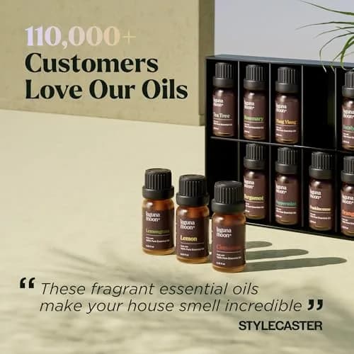 Lagunamoon Essential Oils Set - 12 Piece Premium Grade | Aromatherapy & Diffuser Oils for Home & Car thumbnail 6