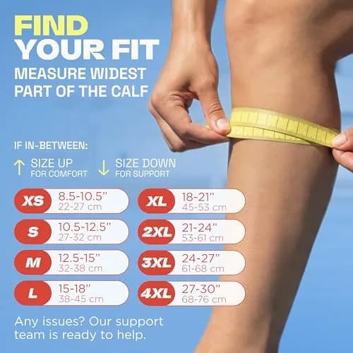 Rymora Calf Compression Sleeves for Women & Men (Pair) (Hot Pink) (Large) | Graduated Support for Shin Splints & Recovery thumbnail 5