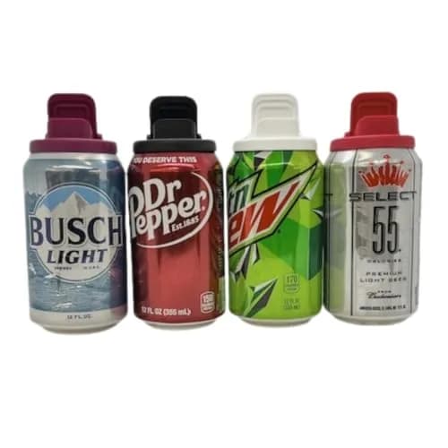 Beverage Buddee Can Cover 4 Pack Assorted Colors | Spill-Proof Dust & Dirt Barrier (100-120 chars) thumbnail 4
