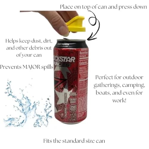 Beverage Buddee Can Cover 4 Pack Assorted Colors | Spill-Proof Dust & Dirt Barrier (100-120 chars) thumbnail 5