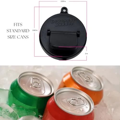 Beverage Buddee Can Cover 4 Pack Assorted Colors | Spill-Proof Dust & Dirt Barrier (100-120 chars) thumbnail 2