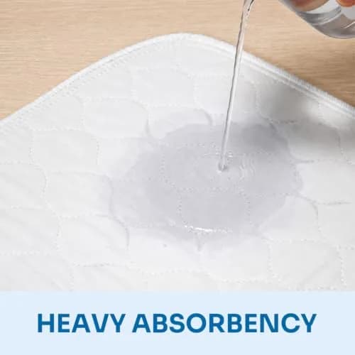 Conkote Waterproof Mattress Protector 34'' x 52'' (86cm x 132cm) 2 Pack | Heavy Absorbency & Leak Protection thumbnail 2