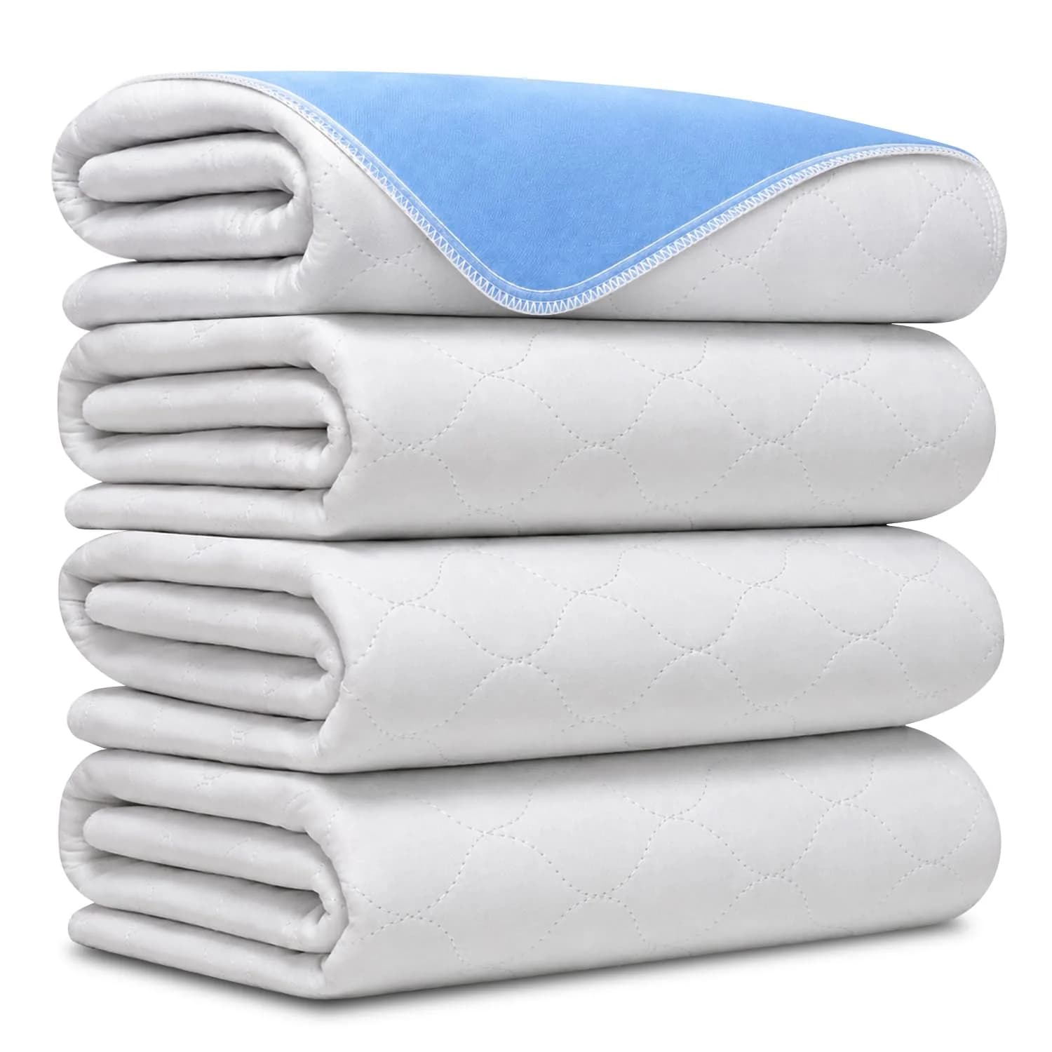 Conkote Heavy Absorbency Bed Pad 34"x36" (4 Pack) | Waterproof Mattress Protector