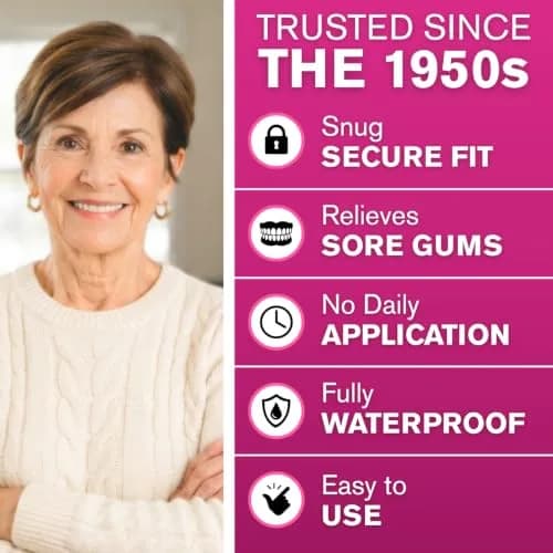 Cushion Grip Thermoplastic Denture Adhesive 10g (0.35 oz) | Holds Dentures Securely for Up to 4 Days thumbnail 5