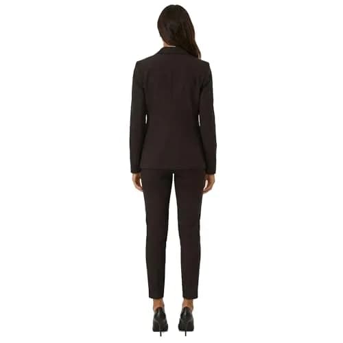 Marycrafts Women's Black Two Piece Pant Suit Set Size 4 | Tailored Fit for Work & Business thumbnail 5