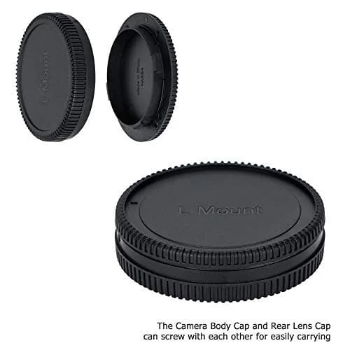 JJC L Mount Body Cap and Rear Lens Cap Kit 2-Pack | Protects Sensor & Lens from Dust, Moisture thumbnail 6