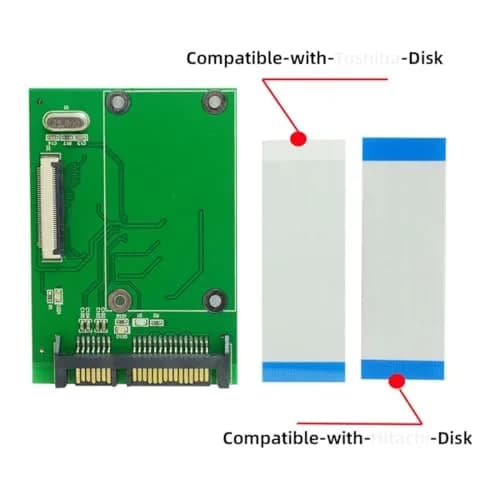 chenyang SATA to 40 Pin ZIF CE 1.8 Inch SSD HDD Adapter Board with LIF Flat Cable | SATA to ZIF/CE Converter thumbnail 4