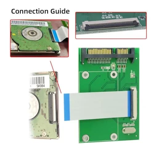chenyang SATA to 40 Pin ZIF CE 1.8 Inch SSD HDD Adapter Board with LIF Flat Cable | SATA to ZIF/CE Converter thumbnail 3