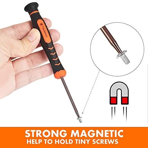 TECKMAN T9 Torx Security Screwdriver for PS5, PS4, PS3 | 0.125 inch Bit thumbnail 2