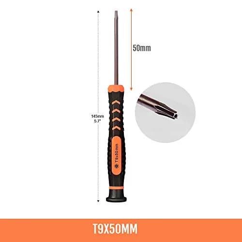 TECKMAN T9 Torx Security Screwdriver for PS5, PS4, PS3 | 0.125 inch Bit thumbnail 3