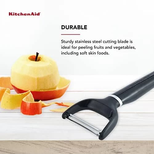 KitchenAid Y Peeler with Ergonomic Handle & Straight Blade | 19 cm (7.48 Inch) thumbnail 5