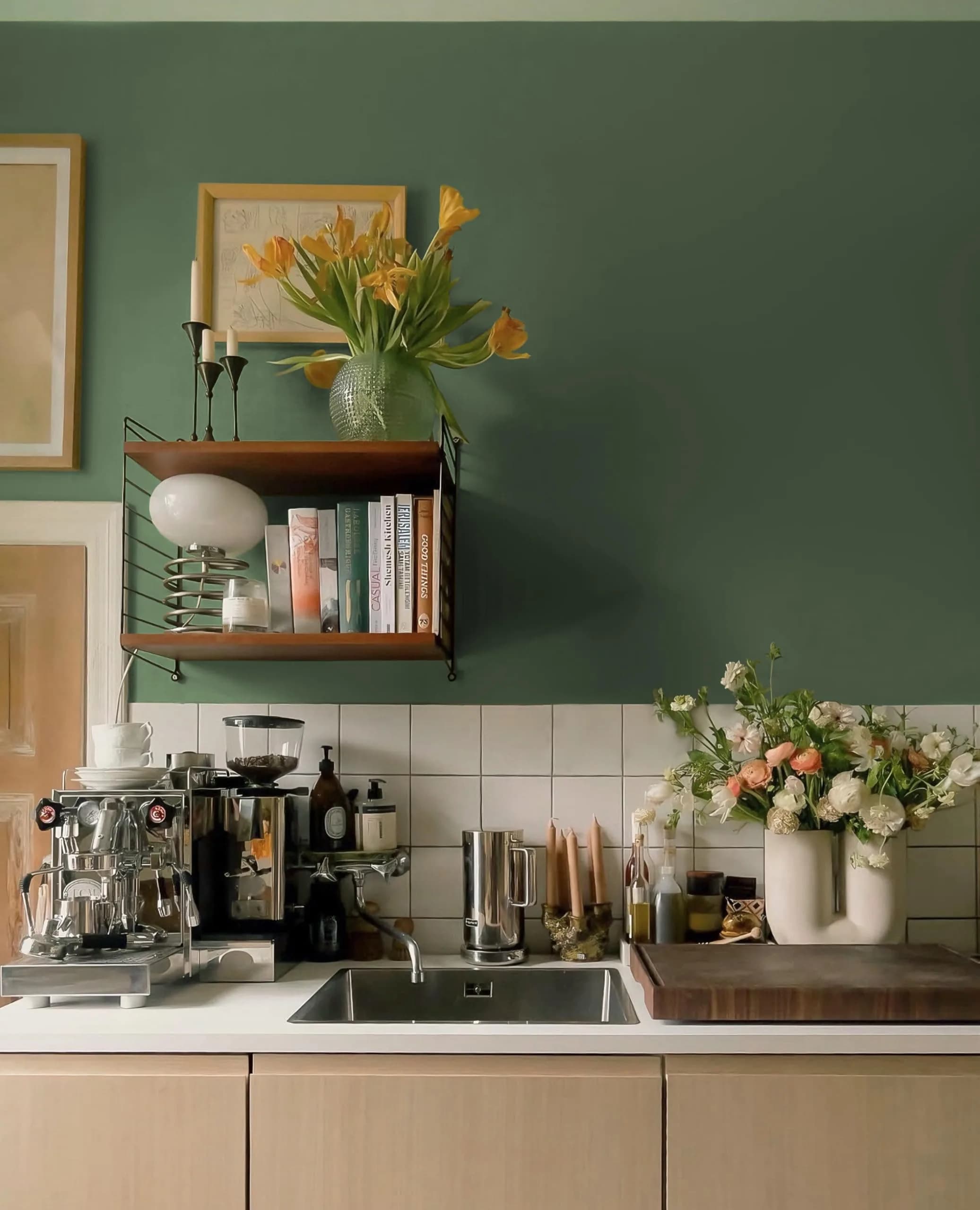 Dimoon Dark Green Textured Peel and Stick Wallpaper 45cm (17.7") x 300cm (118") | Renter Friendly Vinyl Roll - view 5