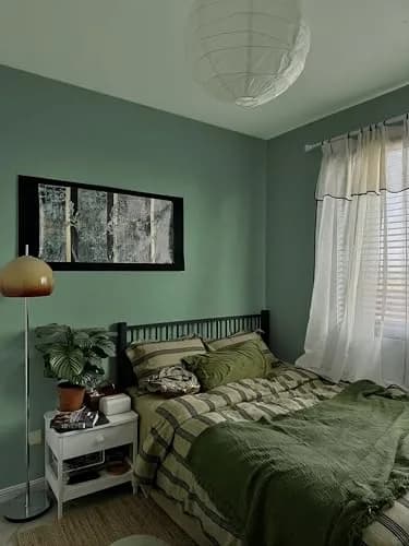 Dimoon Dark Green Textured Peel and Stick Wallpaper 45cm (17.7") x 300cm (118") | Renter Friendly Vinyl Roll thumbnail 7