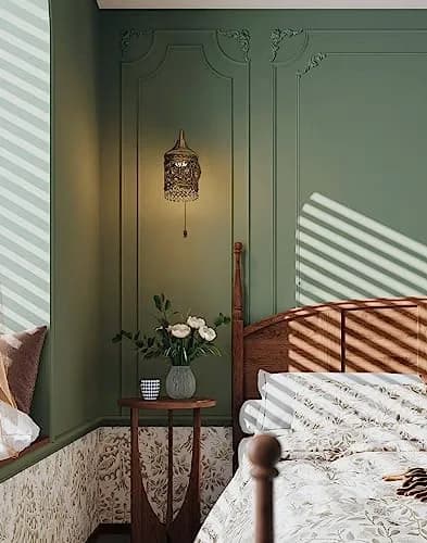 Dimoon Dark Green Textured Peel and Stick Wallpaper 45cm (17.7") x 300cm (118") | Renter Friendly Vinyl Roll thumbnail 9