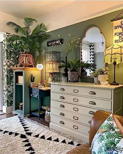 Dimoon Dark Green Textured Peel and Stick Wallpaper 45cm (17.7") x 300cm (118") | Renter Friendly Vinyl Roll thumbnail 3