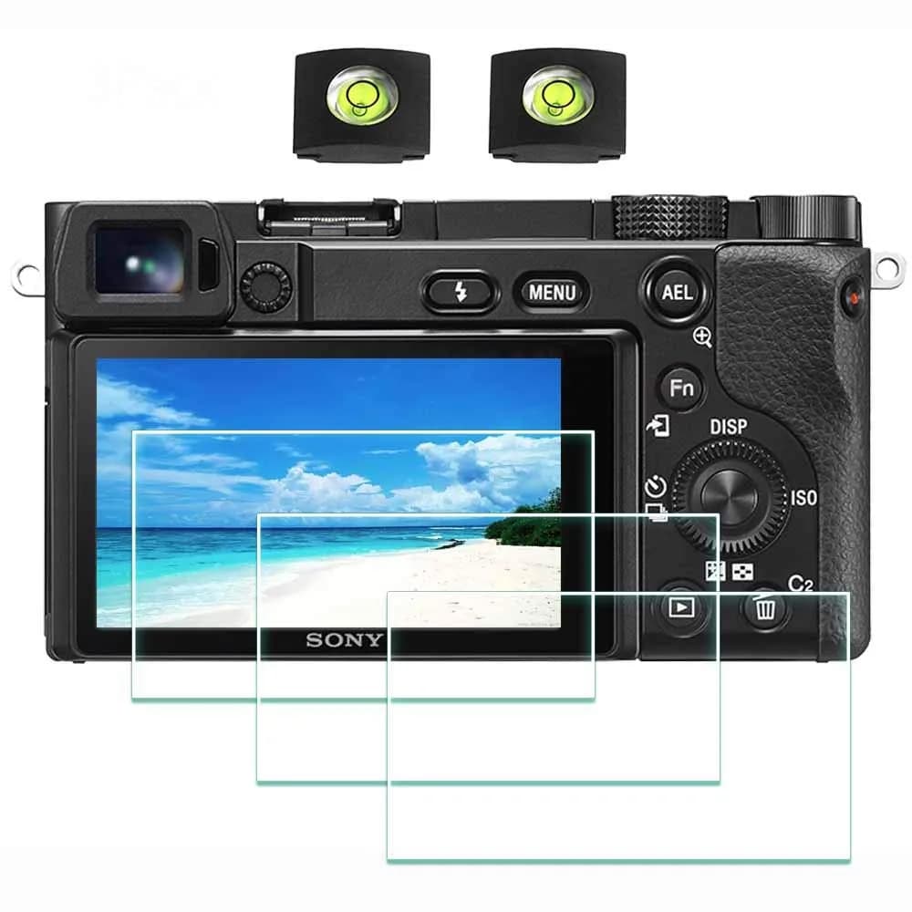 ULBTER Tempered Glass Screen Protector for Sony Alpha a6600/a6400/a6300/a6100/a6000/a5000 Cameras (3+2 Pack) | 9H Hardness, 99.99% HD Clarity