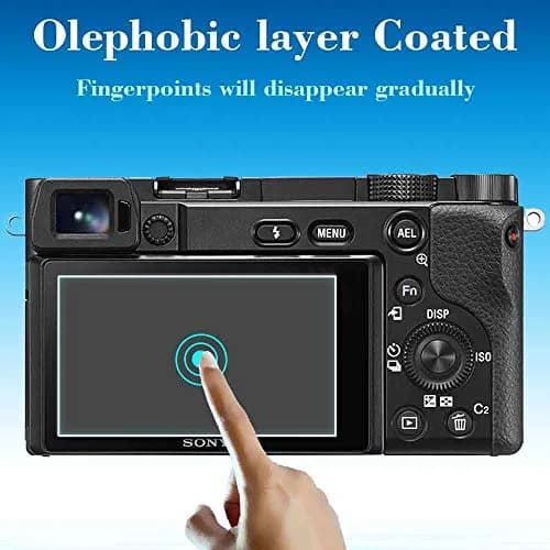 ULBTER Tempered Glass Screen Protector for Sony Alpha a6600/a6400/a6300/a6100/a6000/a5000 Cameras (3+2 Pack) | 9H Hardness, 99.99% HD Clarity thumbnail 5