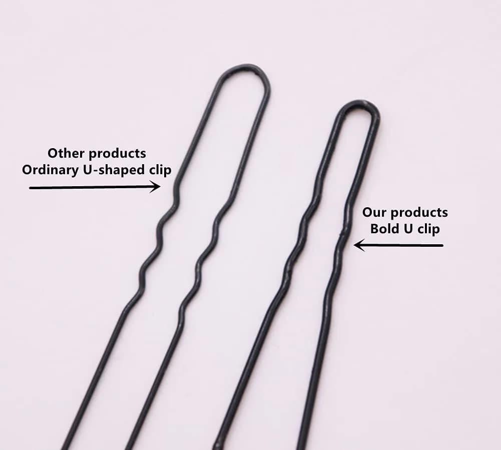 TAPBULL U Shaped Hair Pins 120 Count (6.8 cm / 2.68 in) | Secure Hold for Bridal & Wedding Styles - view 4