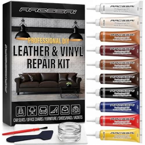 ARCSSAI ARCSSAL Leather Repair Kit for Furniture, Couch & Car Seats | Easy Color Matching & Professional Results thumbnail 1