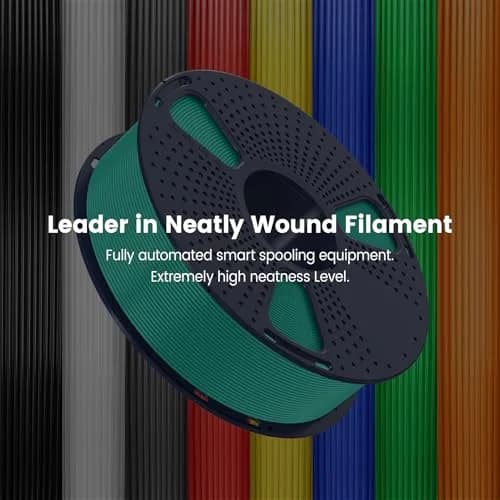 SUNLU PLA 3D Printer Filament, Transparent, 1kg | Easy to Use, High Layer Adhesion thumbnail 3