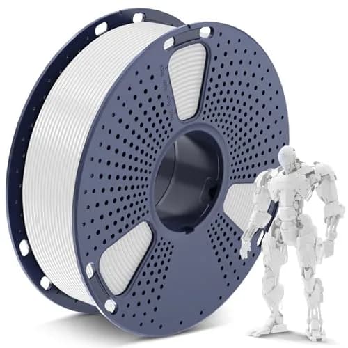 SUNLU PLA 3D Printer Filament, White, 1KG | Reliable, Easy to Use, High-Quality Prints thumbnail 1