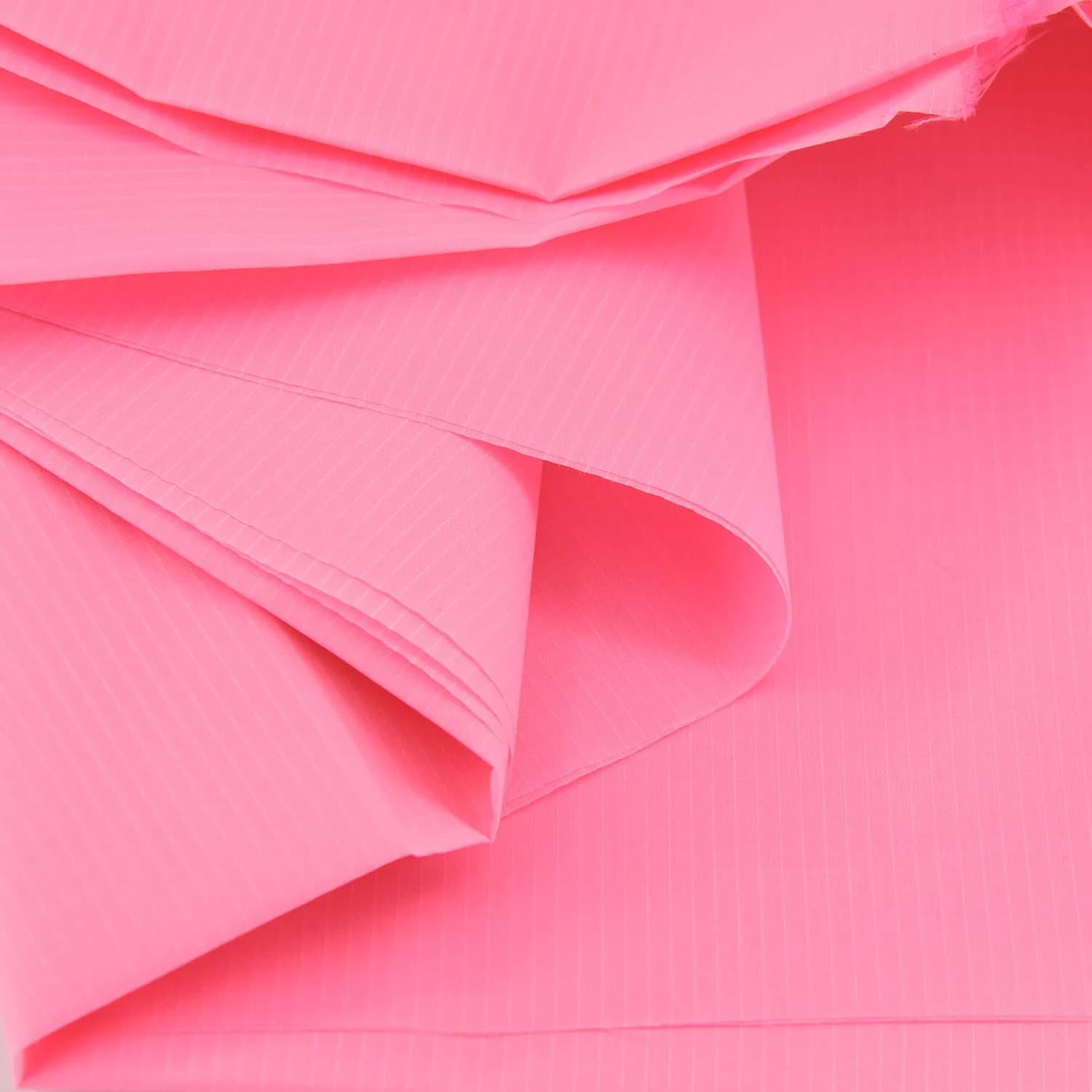 Rose Flavor Green 1.7oz Nylon Ribstop Waterproof Fabric | 3 Yards x 58 Inches (Approx. 2.74m x 1.47m) — Pink / 1yd