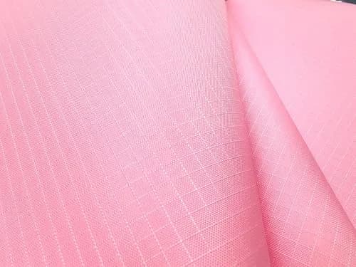 Rose Flavor Pink 1.7oz Nylon Ribstop Waterproof Fabric 1 Yard (46cm x 91cm) | Durable & Tear-Resistant for Crafts thumbnail 7