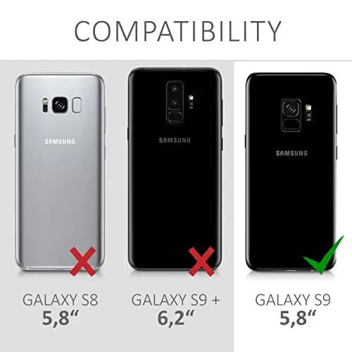 kwmobile Forest Green TPU Silicone Case Compatible with Samsung Galaxy S9 | Soft Finish, Non-Slip Grip thumbnail 6