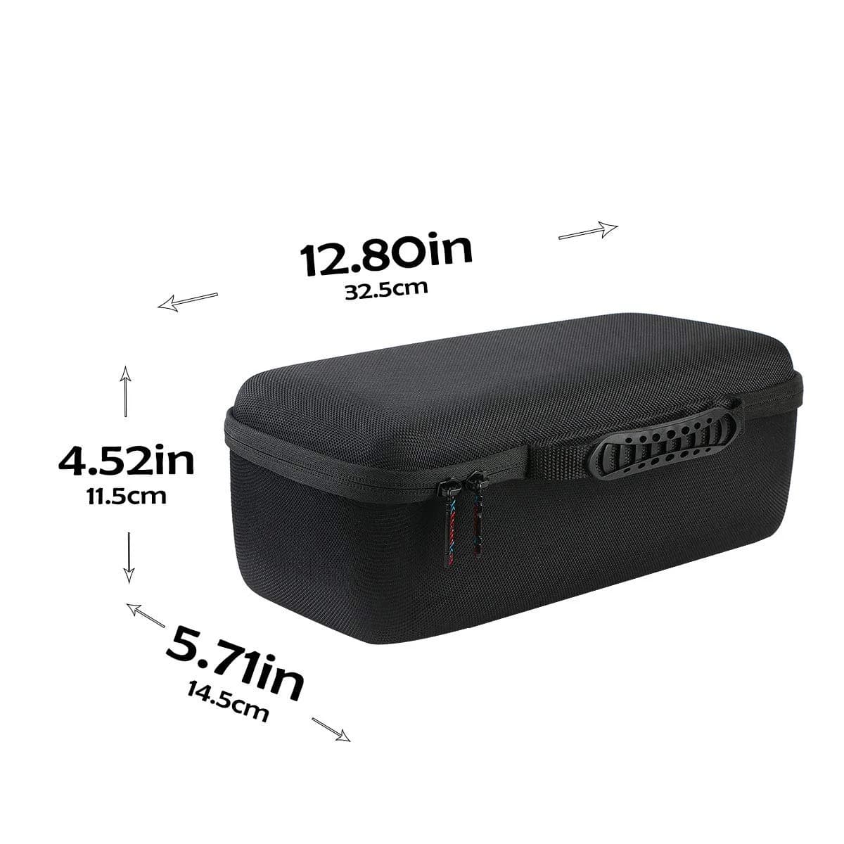 khanka Hard Case for Bose Portable Smart Speaker Square Triple Black | Protects Your Speaker During Travel - view 7