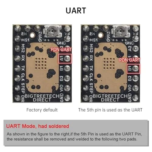 BIGTREETECH TMC2209 V1.3 UART Stepper Motor Driver Module | 256 Microsteps, Sensorless Homing thumbnail 4