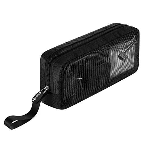 CM Travel Cable Organizer Case 9x4x2 inches | Portable Mesh Pouch for Accessories thumbnail 1