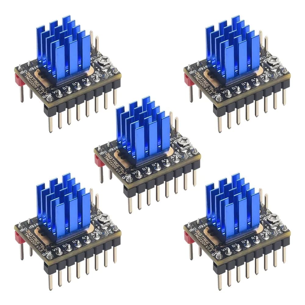 BIGTREETECH TMC2209 V1.3 Stepper Motor Driver, UART/Step/DIR Mode, 5-28V Motor Voltage | Ultra-Silent Operation for 3D Printers - main product image