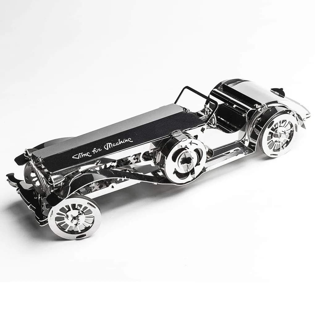Time for Machine Glorious Cabrio Metal Model Car Kit 174mm | Moving Wind-Up Mechanism