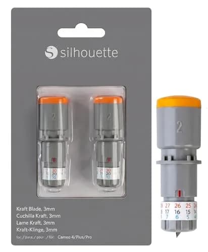 Silhouette 3mm Kraft Blade (Type C) 2-Pack | Cuts Chipboard, Leather, Foam - Cameo 4 Compatible thumbnail 1
