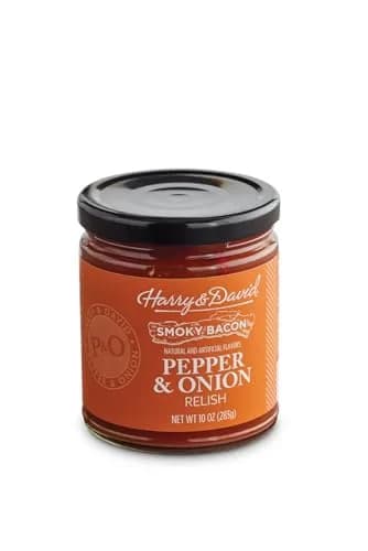Harry & David Bacon Pepper & Onion Relish 10 oz | Classic American Flavor for Burgers & Hot Dogs thumbnail 1