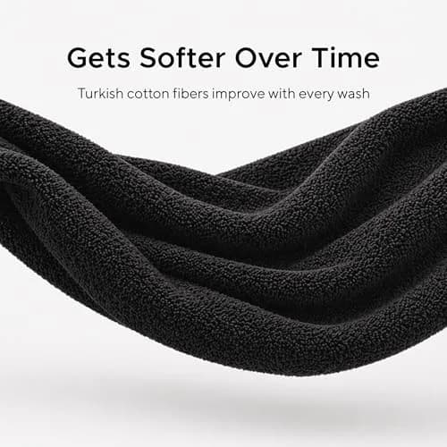 Veteran Textile Towels Luxury Turkish Cotton Towel Set 6 Pieces | Soft, Absorbent & Quick-Drying for Bathroom & Kitchen thumbnail 4