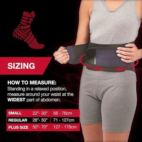 MUELLER Lumbar Back Brace with Removable Pad | Adjustable Support for Back Pain Relief thumbnail 4