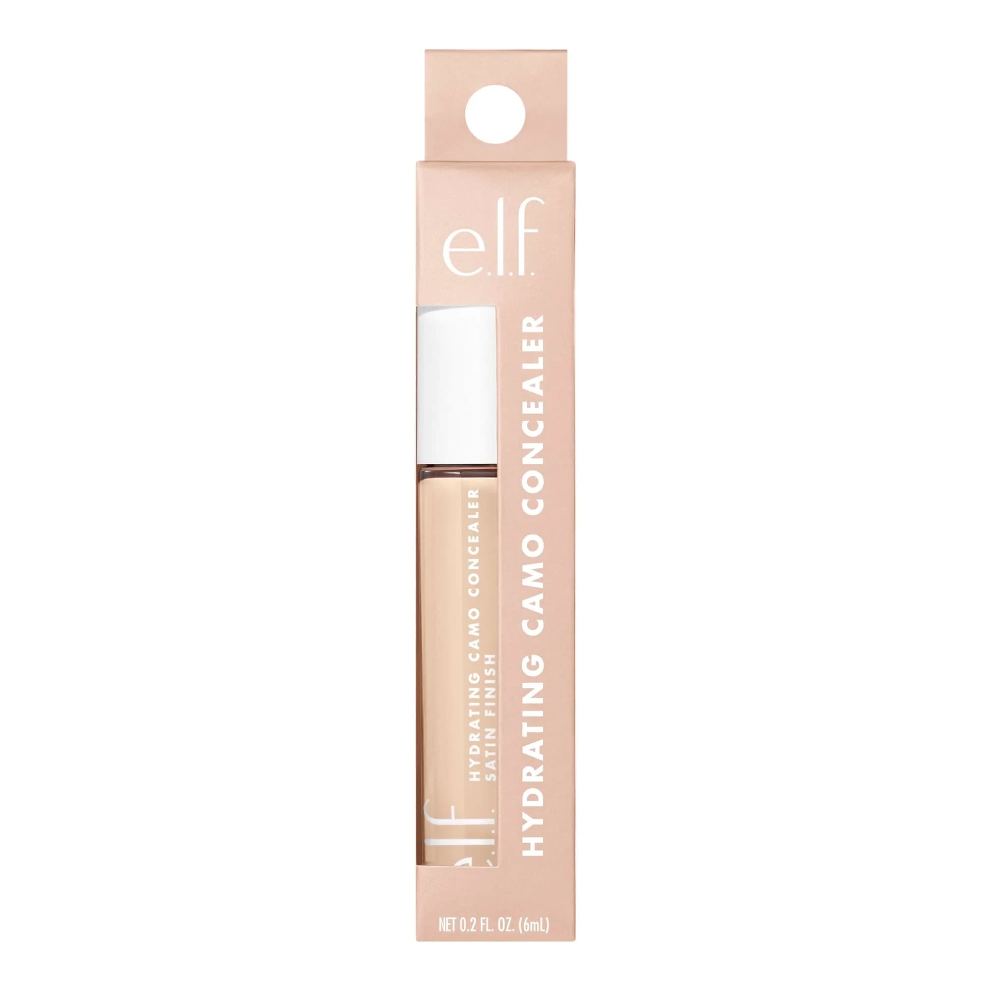 e.l.f. Hydrating Camo Concealer Light Ivory 6ml (0.2 Fl Oz) | Full Coverage Satin Finish - view 6